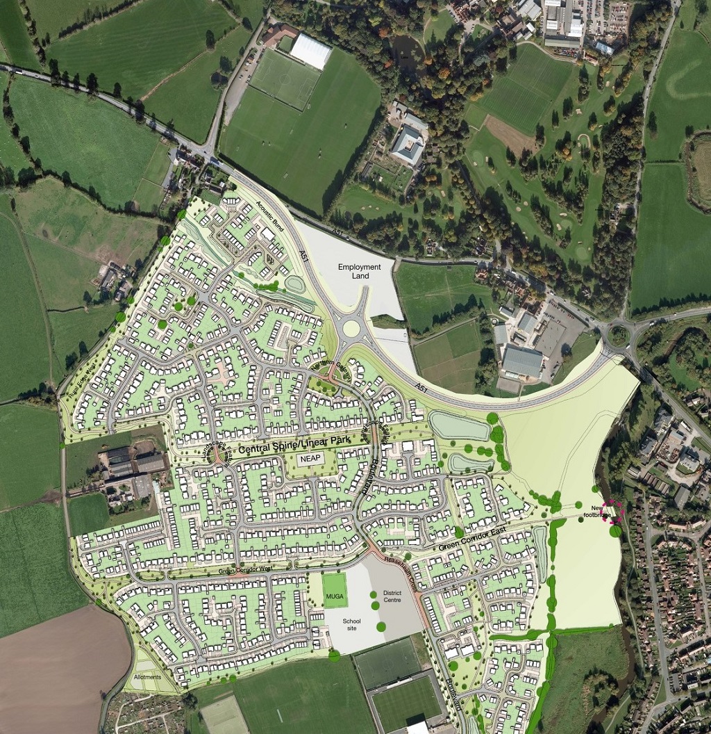 Trio of housebuilders in for 1,000 Nantwich homes Place North West