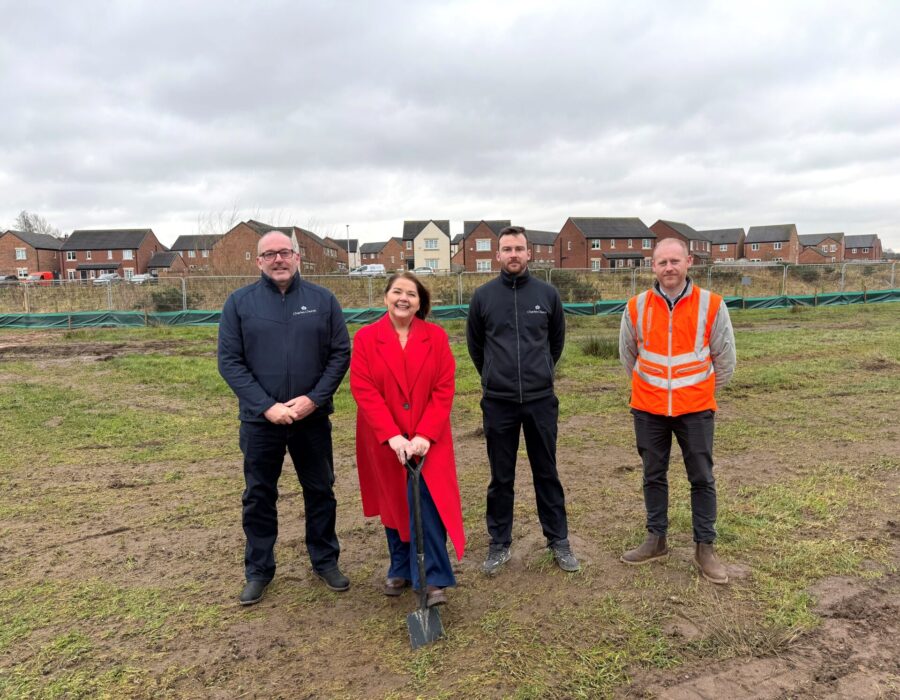 Representatives from Persimmon Homes Lancashire and Julie Minns MP, Persimmon Homes Lancashire, p Persimmon Homes