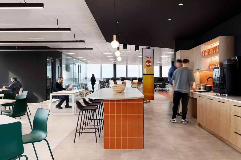 Ripe office interior, Stockport Exchange, p Brands Life