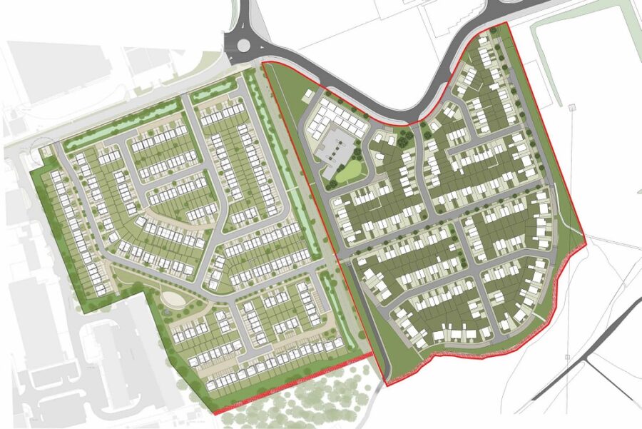 Riverside Park and MOD Site Combined Masterplans Wirral Council and Riverside Park p Pegasus Group