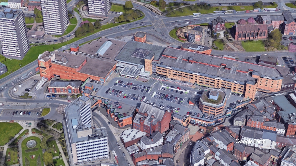 Rochdale Exchange, Martin property group, c Google Earth snapshot