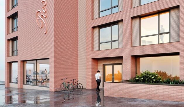 Rose Studios entrance pbsa Liverpool SW Properties p planningdocs