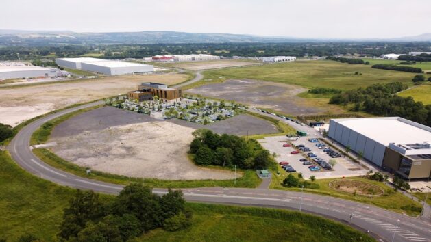 Samlesbury innovation hub and surrounds, Lancs County COuncil, c LCC Samlesbury innovation hub and surrounds, Lancs County COuncil, c LCC