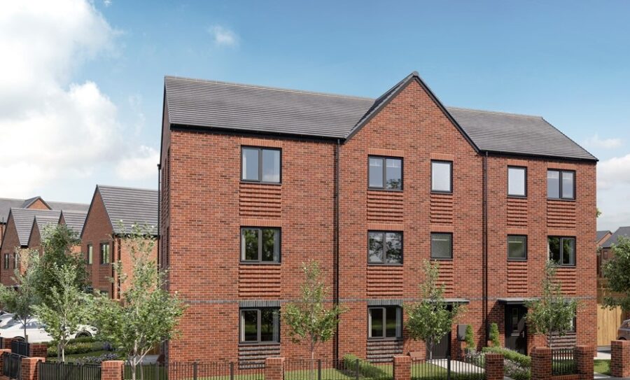 Saxon Square, Lovell Homes, p Cartwright Communications