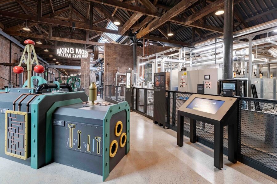 Science and Industry Museum Power Hall Interactives, SIM, c Dave Bewick, Science and Industry Museum Science and Industry Museum Power Hall Interactives, SIM, c Dave Bewick, Science and Industry Museum