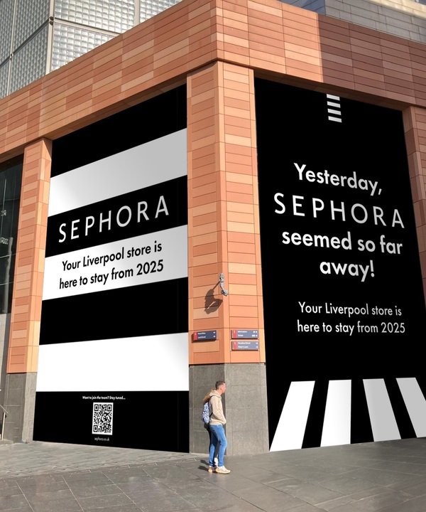 Sephora at Liverpool ONE, Sephora, p Trace Publicity Sephora at Liverpool ONE, Sephora, p Trace Publicity