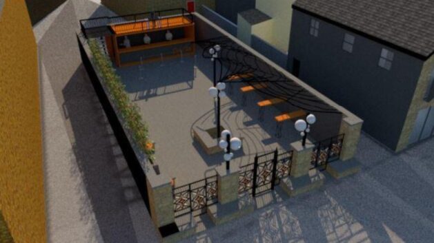 Shipping Container Bar