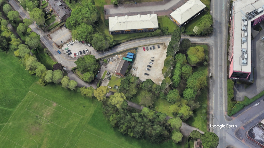 Soul Padel Salford, Soul Padel, c Google Earth snapshot