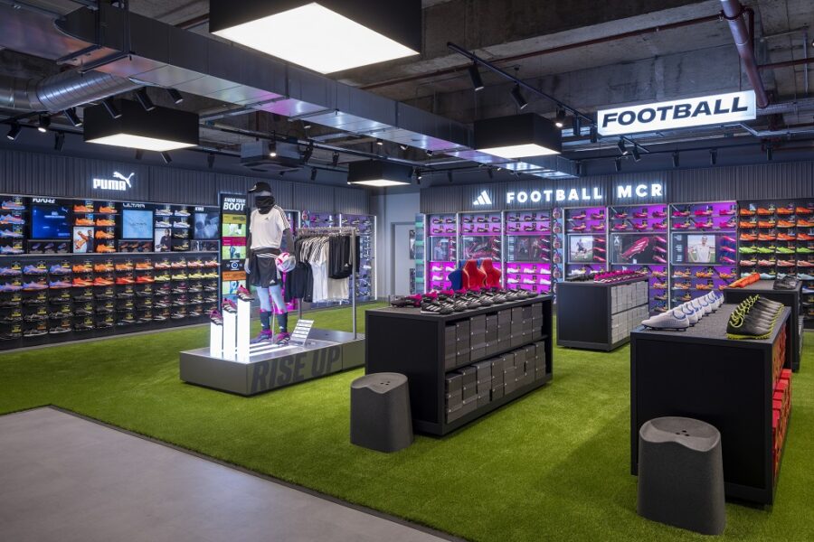 Sports Direct Manchester Flagship in Arndale Sports Direct p Frasers Group