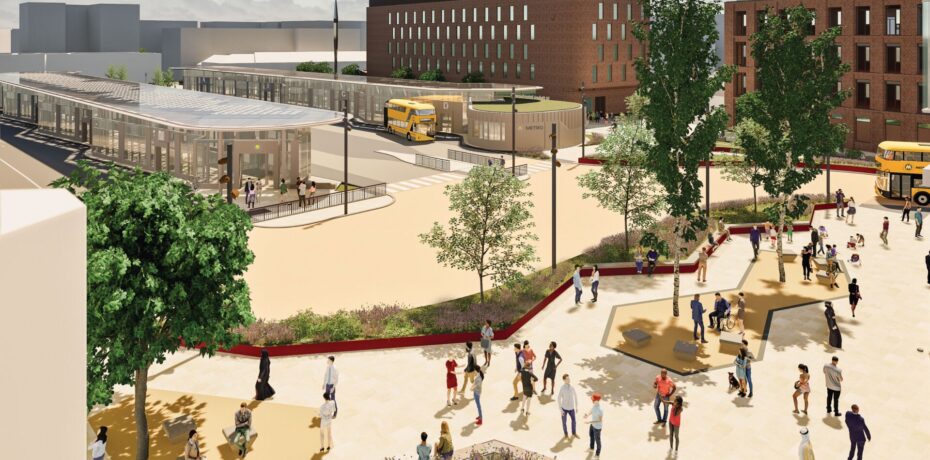 St Helens Interchange and Gamble Square, ECF, c St Helens Council