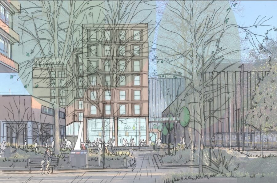 St Peter's House potential PBSA, St Peter’s House Church and Chaplaincy of Precinct Centre, p JLL St Peter's House potential PBSA, St Peter’s House Church and Chaplaincy of Precinct Centre, p JLL