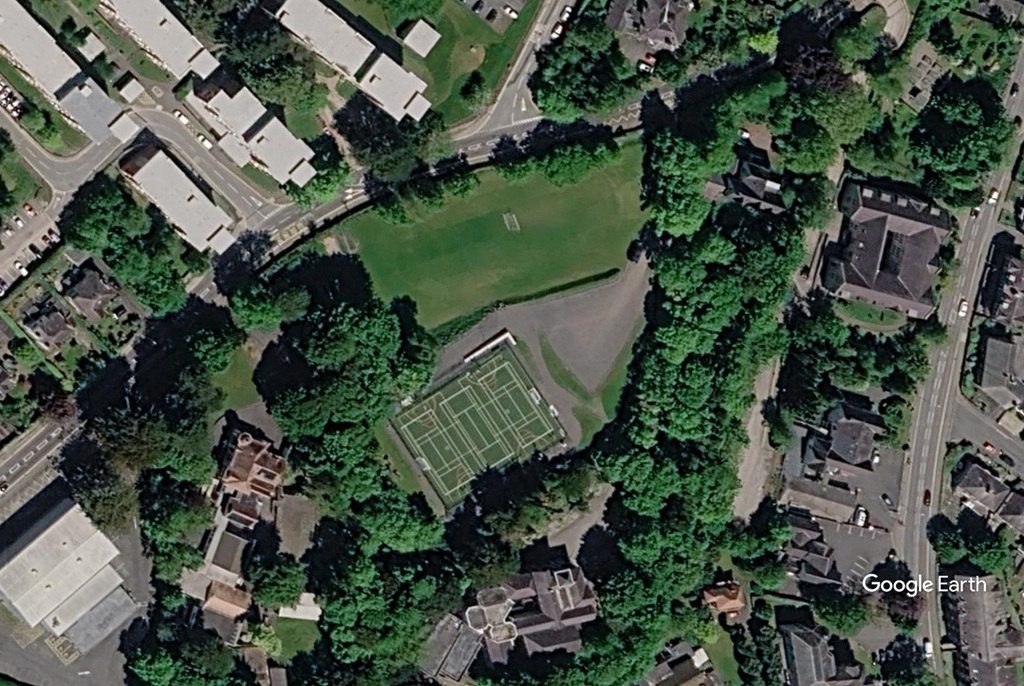 St Gerards school, Bangor, c Google Earth