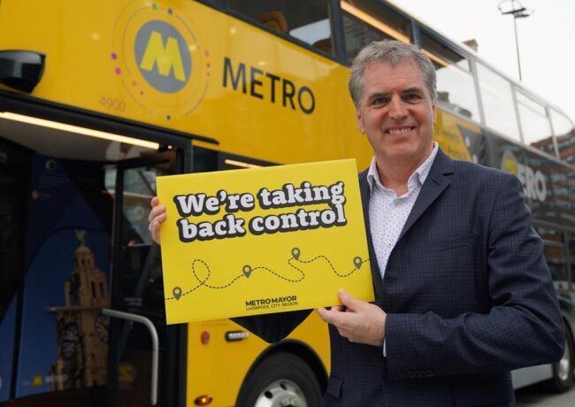 Steve Rotheram and bus franchise, Liverpool City Region, LCRCA