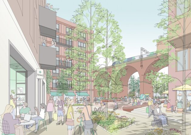 Stockport Artists Sketch, ECF, p Font Comms