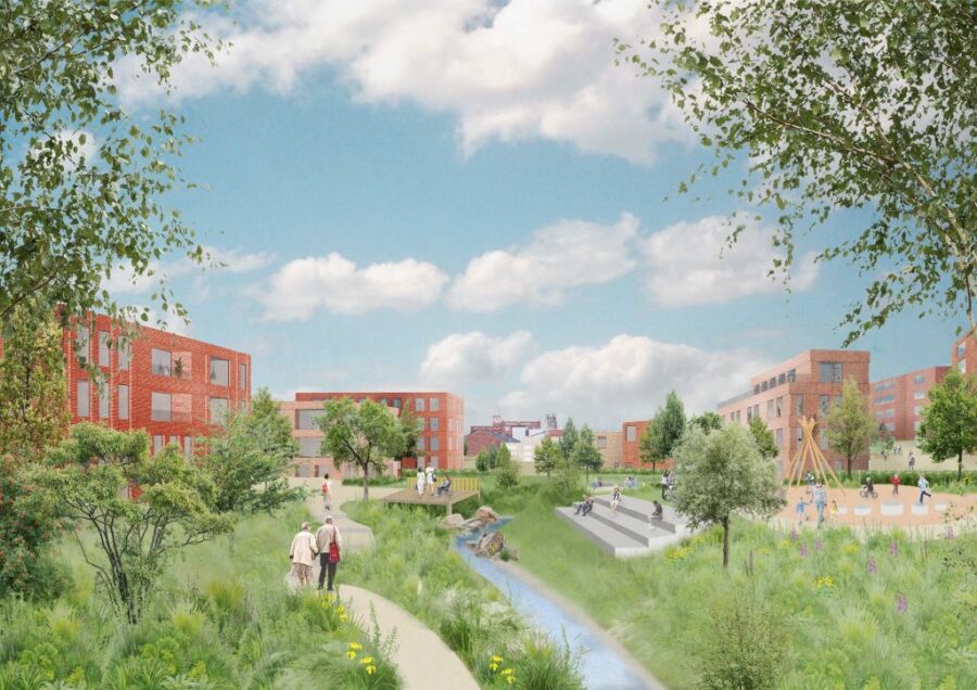 Stockport East Goyt Riverside, Stockport MDC, p SRF