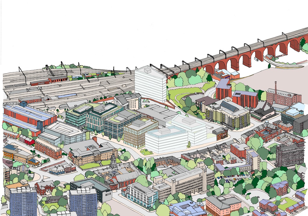 Stockport Exchange masterplan, Muse Stockport Council, p Font Comms