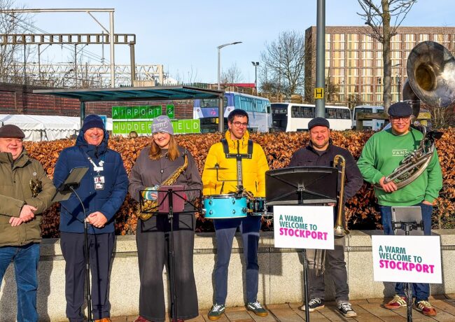 Stockport rail greeting, Stockport Council, p Stockport Council