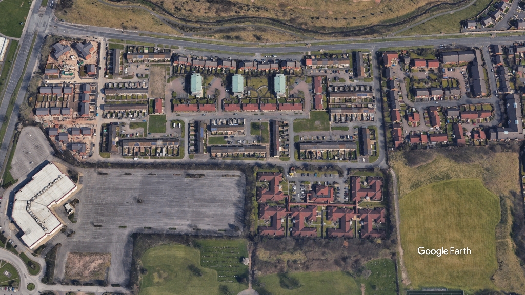 Stonedale Estate, Cobalt, p Google Earth snapshot