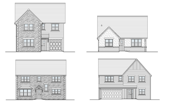 Story Homes Clockwise From Top Left Sanderson, Baxter, Milford, Wexford