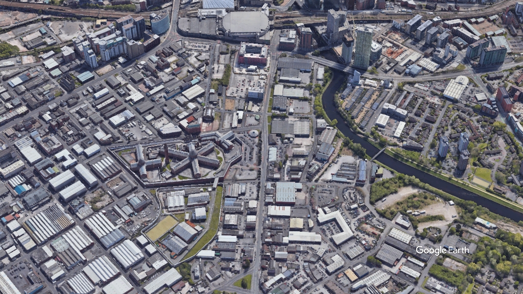Strangeways Manchester p.Google Earth