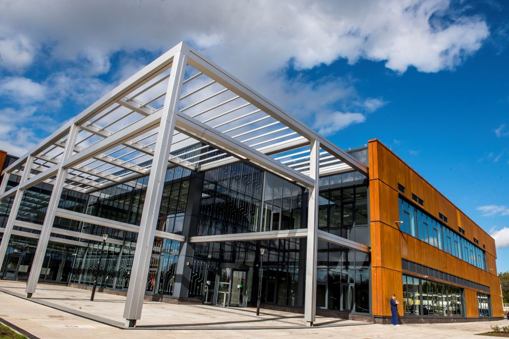 Sustainable materials and manufacturing centre exterior, RDA, p Lewis Lowery Communications