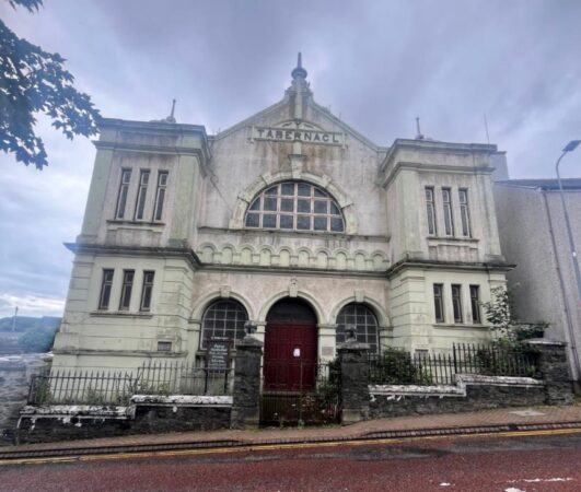 Tabernacl Chapel conversion, Holyhead, p via planning documents Tabernacl Chapel conversion, Holyhead, p via planning documents