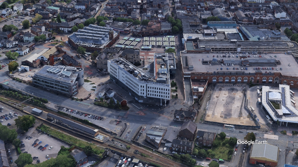 Tameside One, Tameside Council, c Google Earth