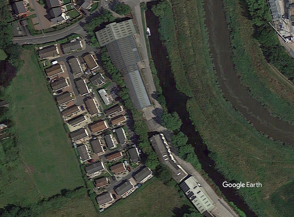 Tarleton housing project, Bella Homes, c Google Earth