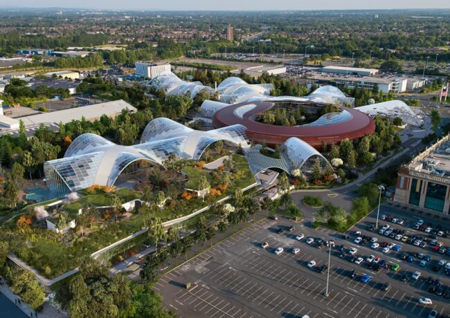 Therme Manchester Aerial Day, Therme UK, p Rule