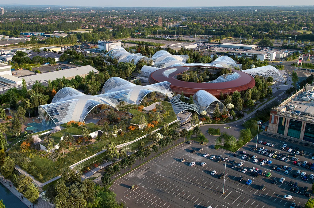 Therme Manchester Aerial Day, Therme UK, p Rule