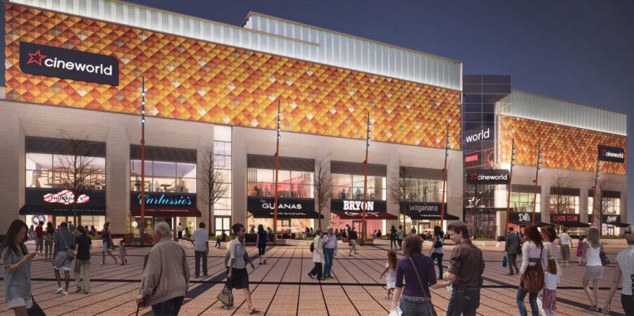 Time Square Warrington CGI