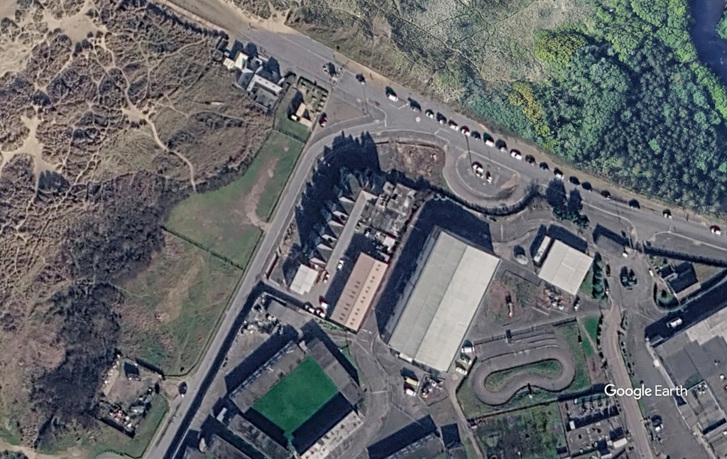 Toad Hall Ainsdale, Sefton, c Google Earth