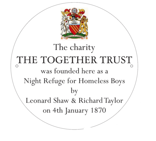 Together Trust Plaque Thing March 2020