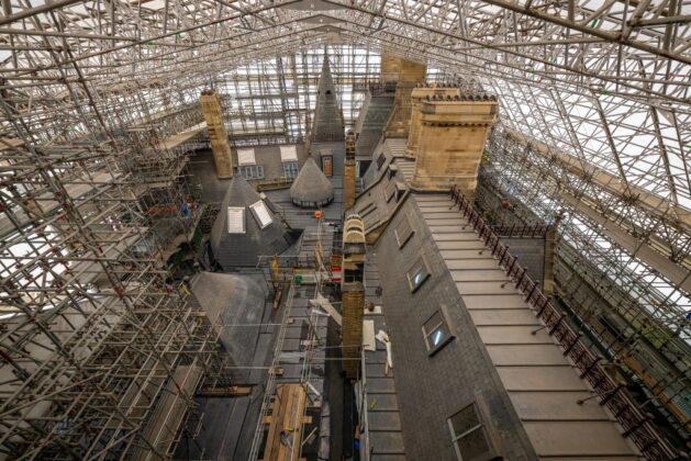Town hall roof, Manchester City Council, p MCC