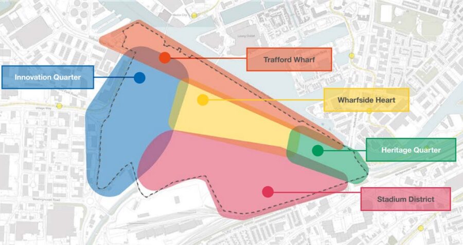 Trafford Wharfside layout, Trafford Council, p council documents