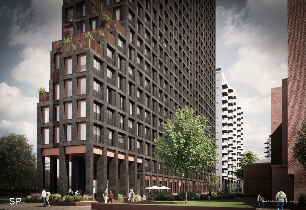 The scheme would provide 250 apartments. Credit: via planning documents