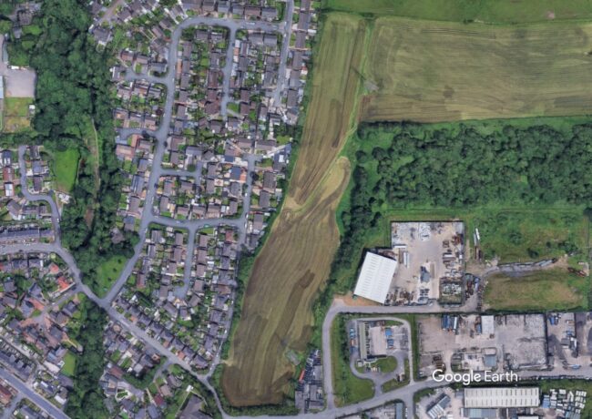 Tydlesley Road, Bellway Homes, c Google Earth