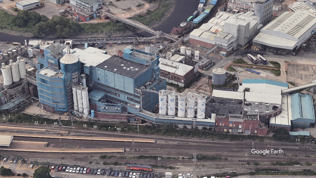 Unilever site, Dante FS Holdings, c Google Earth