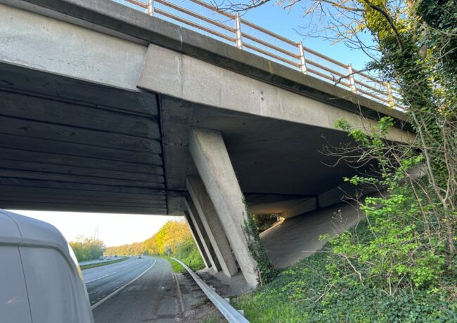 Upton Bridge and the M, National Highways, c National Highways