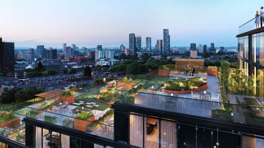 Urban Green Roof, Heaton Group, C North Made Studio