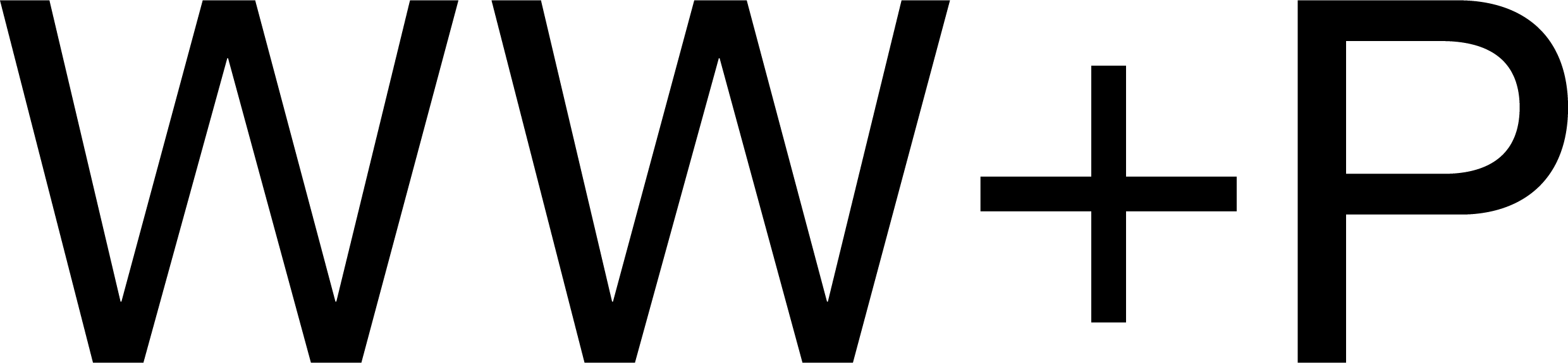 WW+P Primary Logo BLK