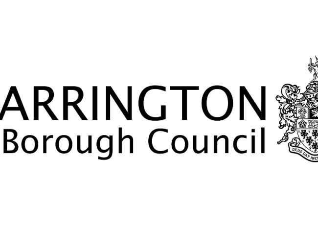Warrington Council logo for job ad