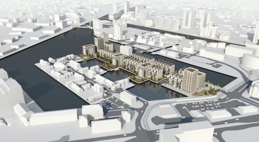 Waterfront Quay aerial