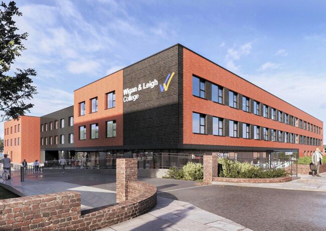 Wigan & Leigh College CGI, Wigan & Leigh College, p Willmott Dixon