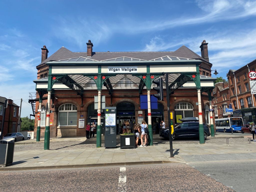 Wigan Wallgate station , c PNW