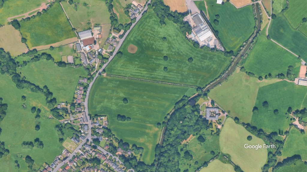 Windlehurst Road, Persimmon, c Google Earth snapshot