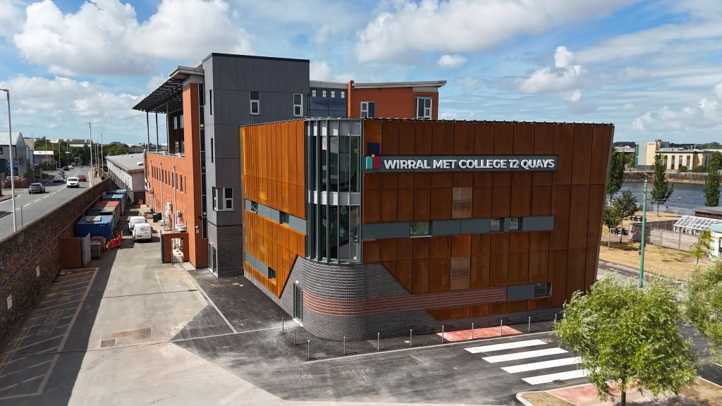 Wirral Met CEM building, Wirral Met, p Merrion Strategy