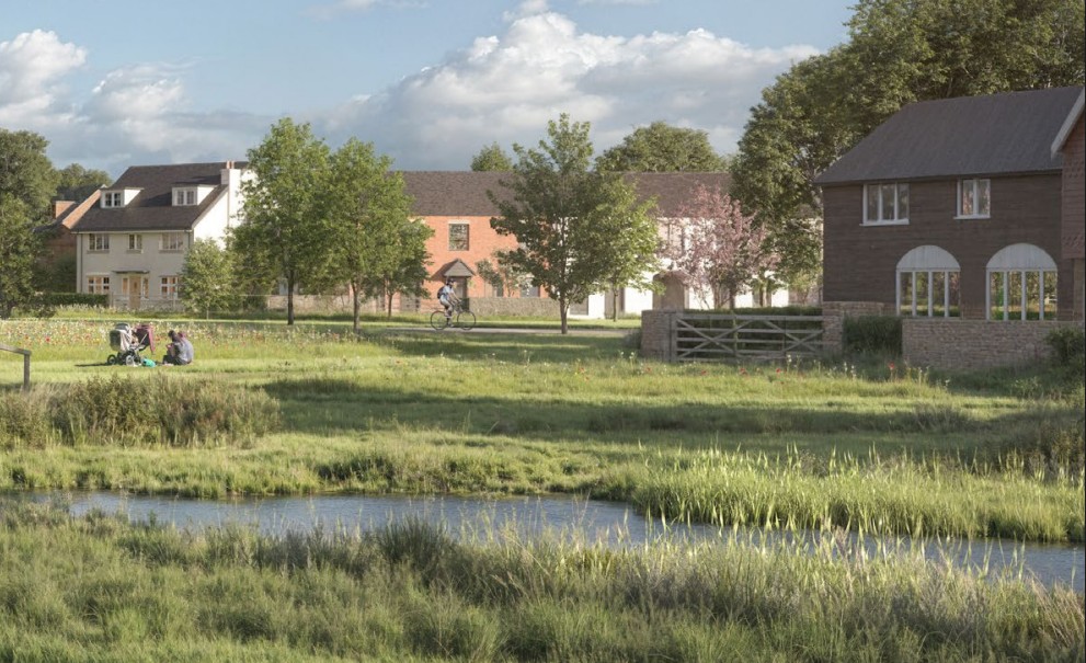 Woodford Garden Village extension CGI, Harrow Estates, p planning