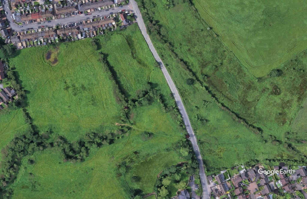 Woodhouses sites Failsworth, c Google Earth
