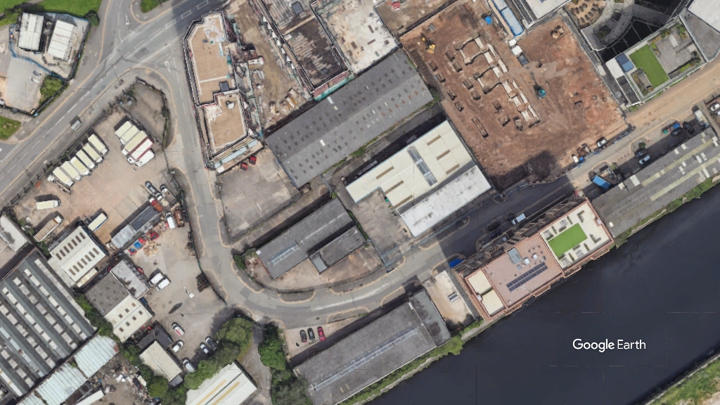 Worral Street, TrueNorth Partnerships, c Google Earth snapshot